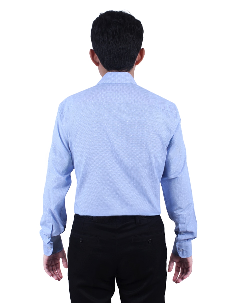 Camisa de vestir Parllieni manga larga para hombre