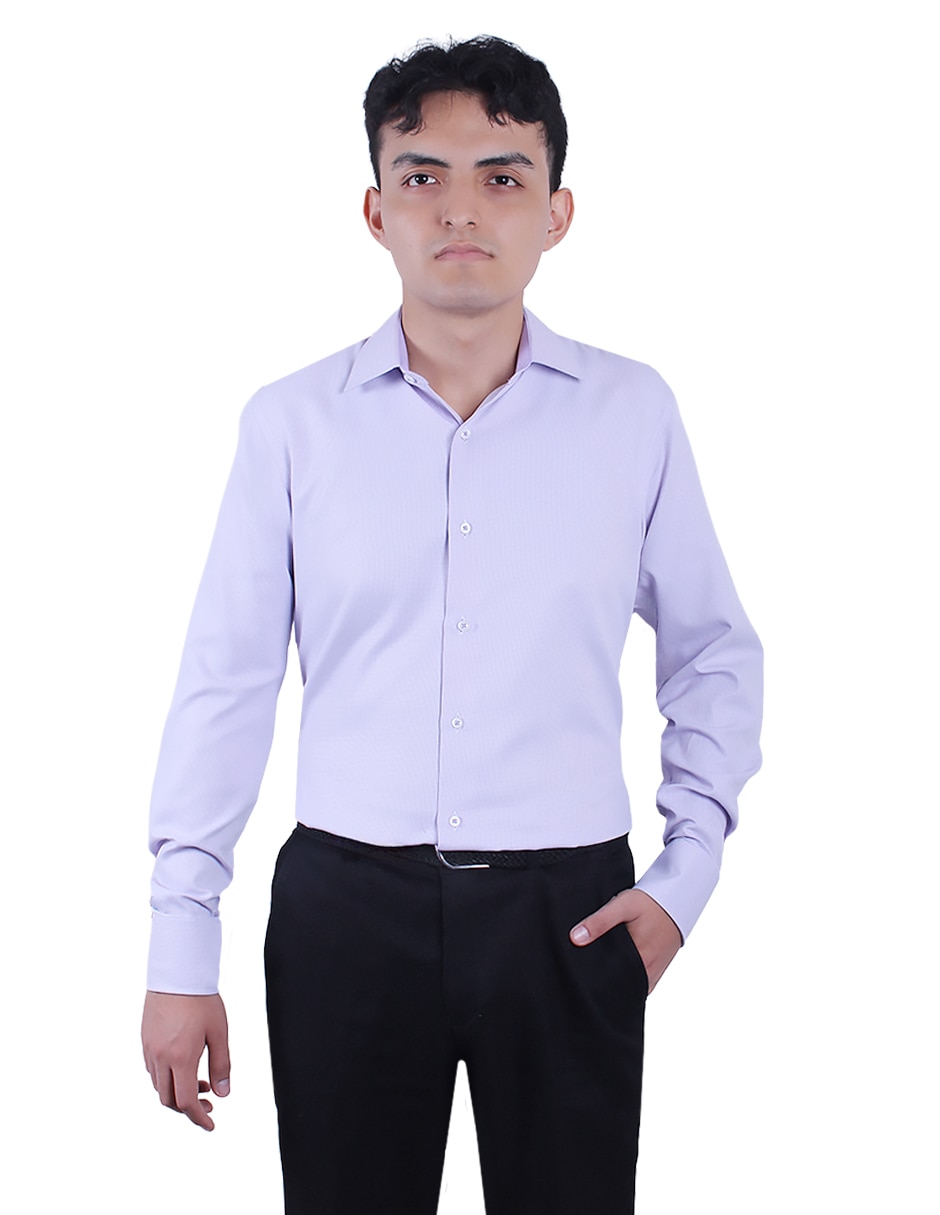 Camisa de vestir manga larga para hombre Camisa de vestir manga larga para hombre
