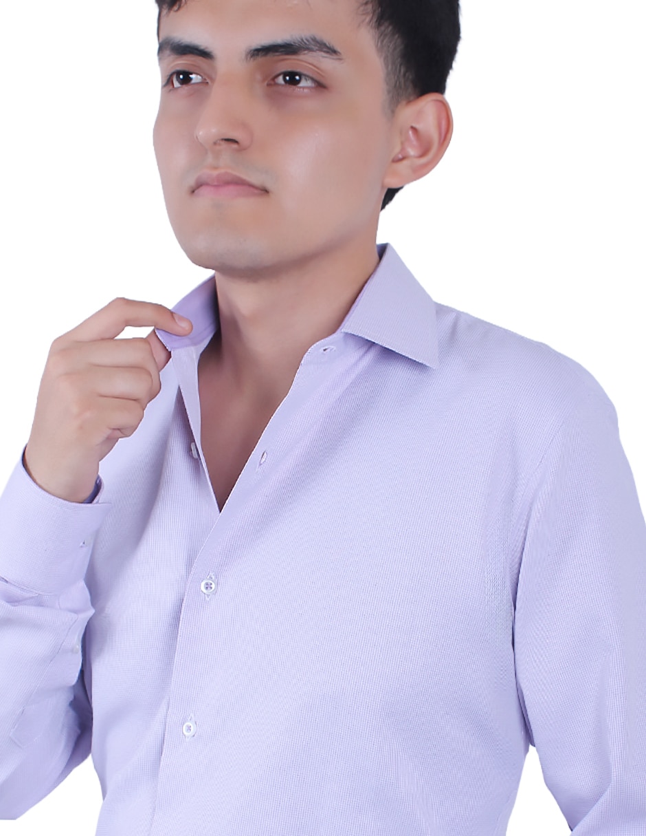 Camisa de vestir Parllieni manga larga para hombre