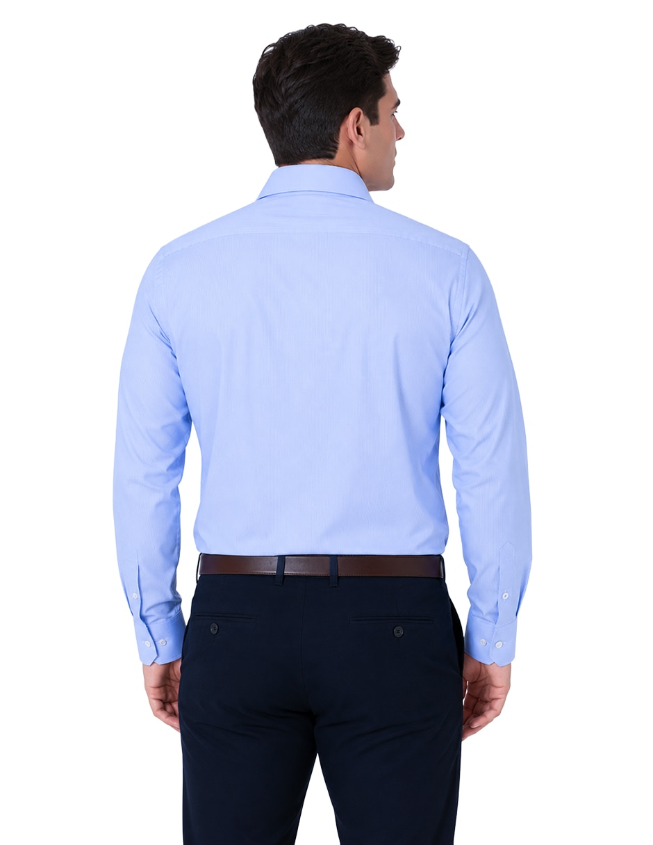 Camisa de vestir Parllieni manga larga para hombre