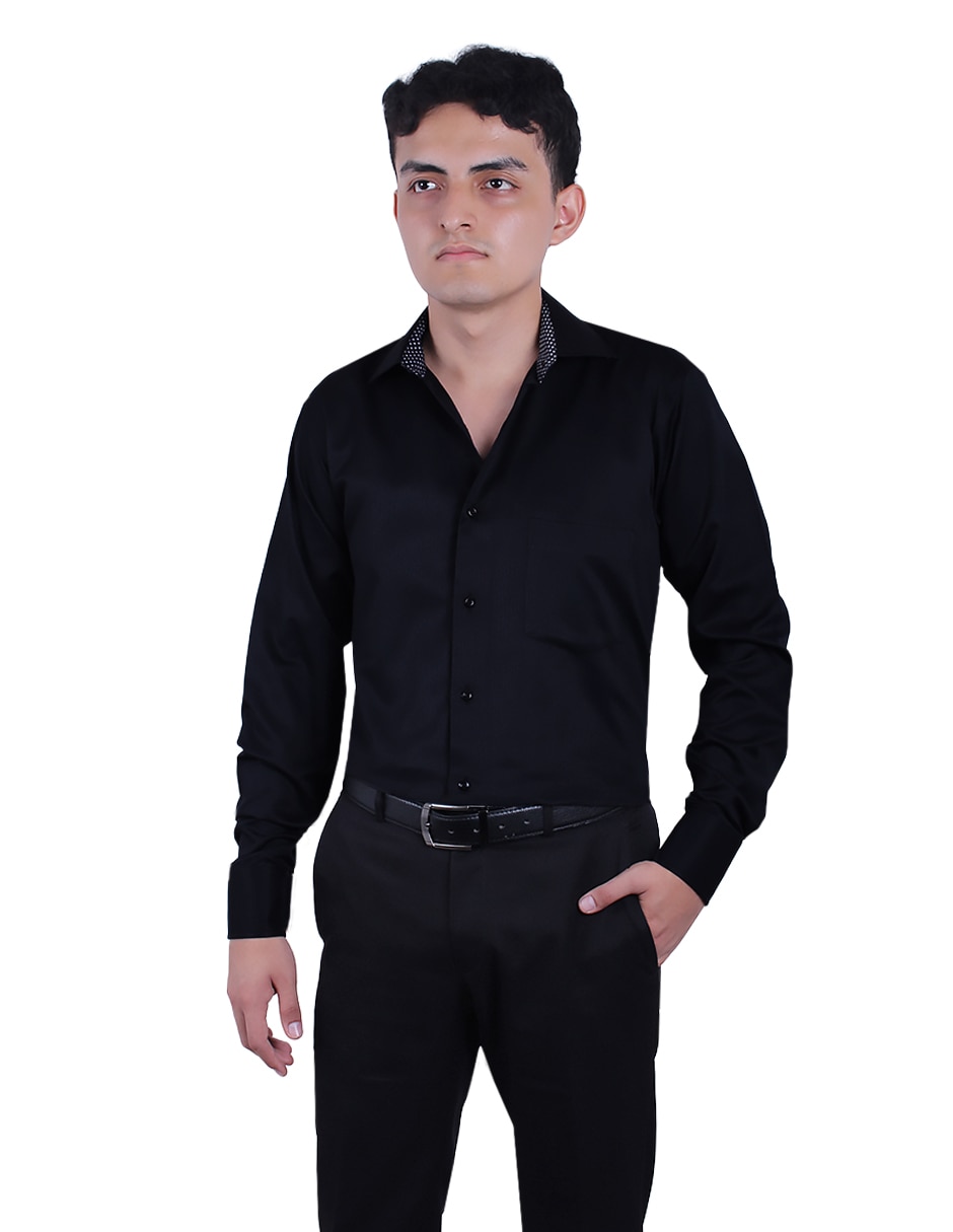 Camisa de vestir manga larga para hombre Camisa de vestir manga larga para hombre