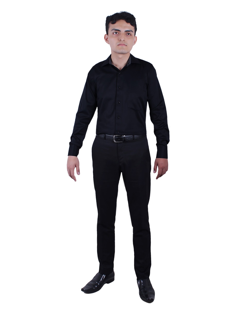 Camisa de vestir manga larga para hombre 2