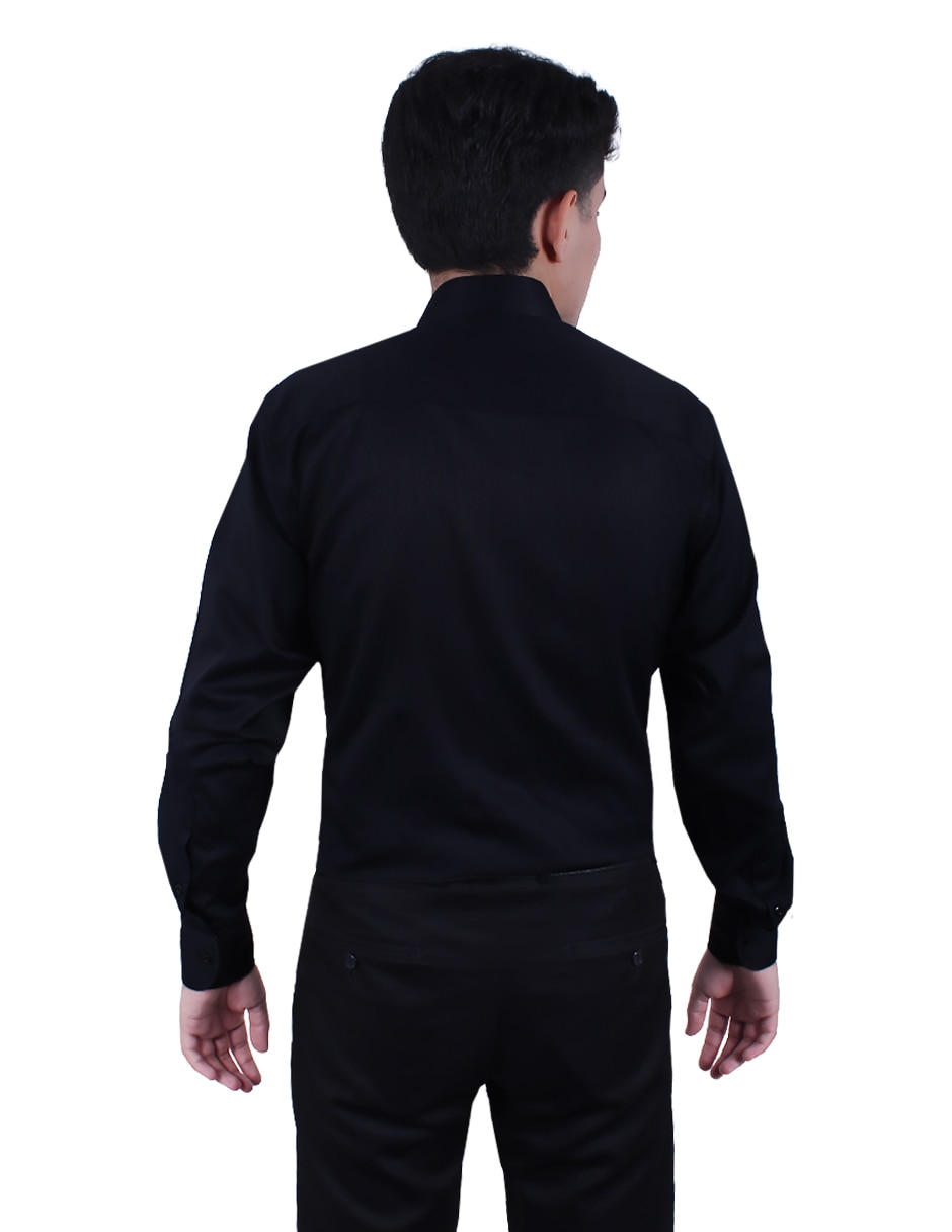 Camisa de vestir manga larga para hombre 4