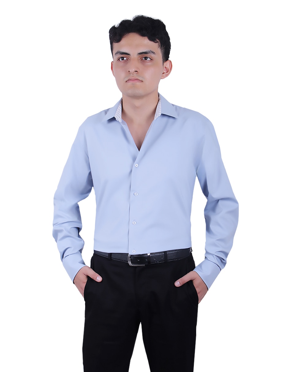 Camisa de vestir manga larga para hombre Camisa de vestir manga larga para hombre
