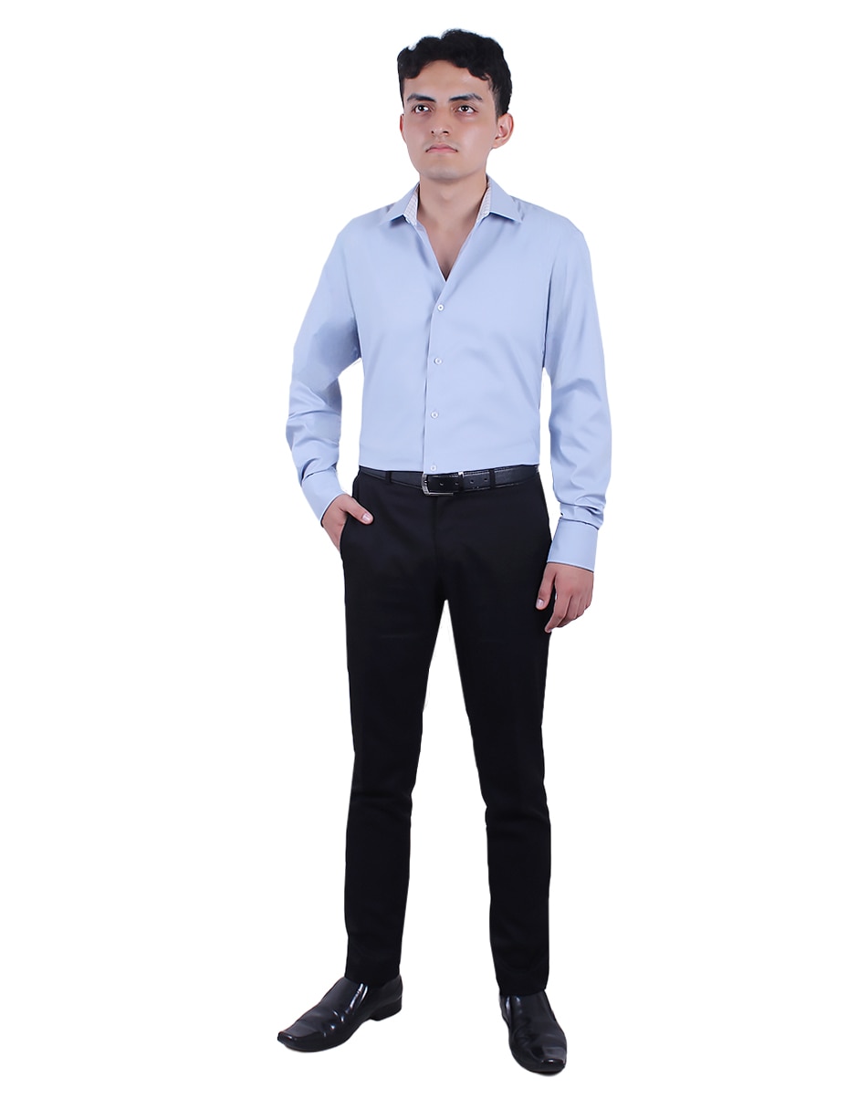 Camisa de vestir manga larga para hombre 2