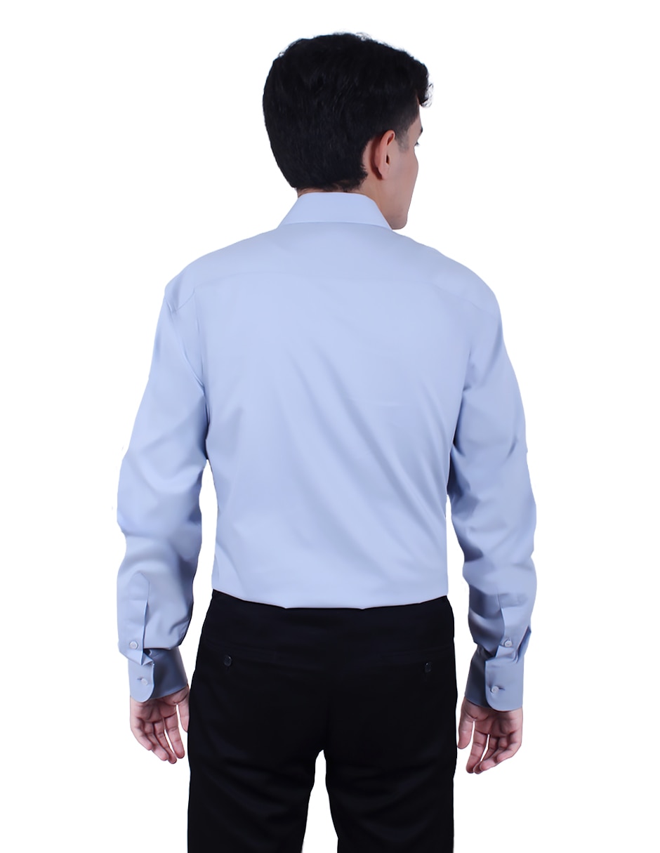 Camisa de vestir manga larga para hombre 4