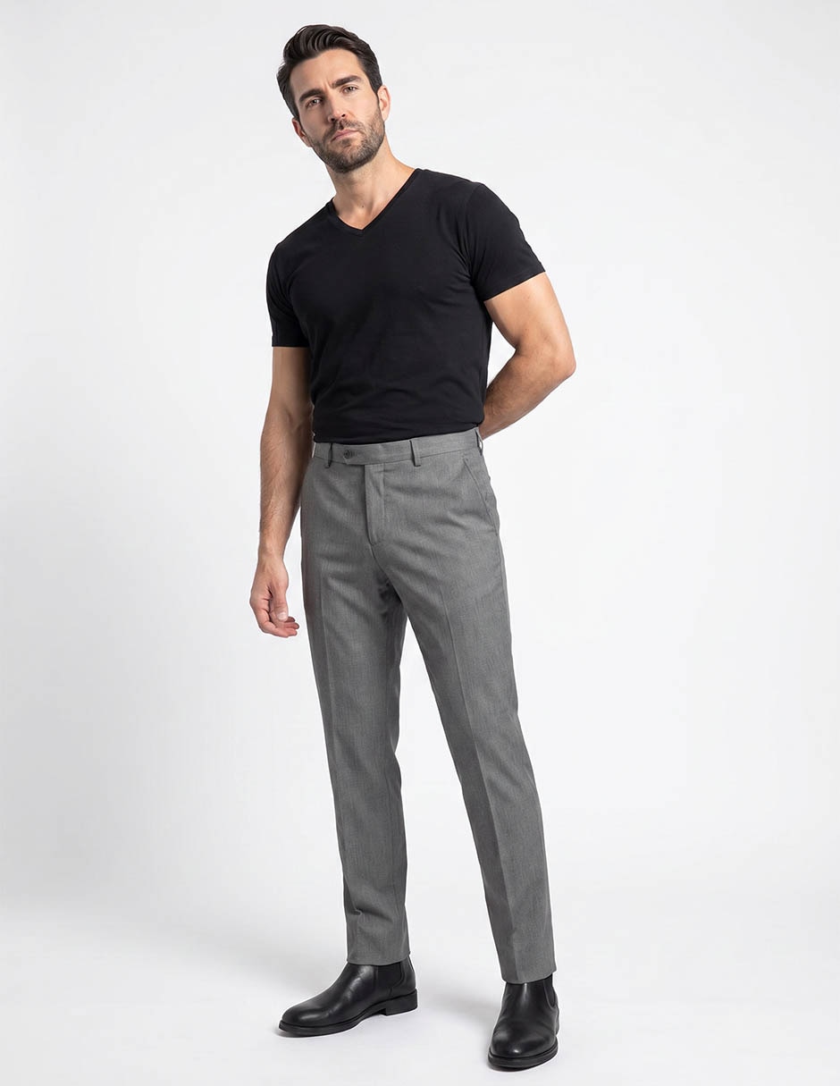 Pantalón de vestir slim para hombre 4