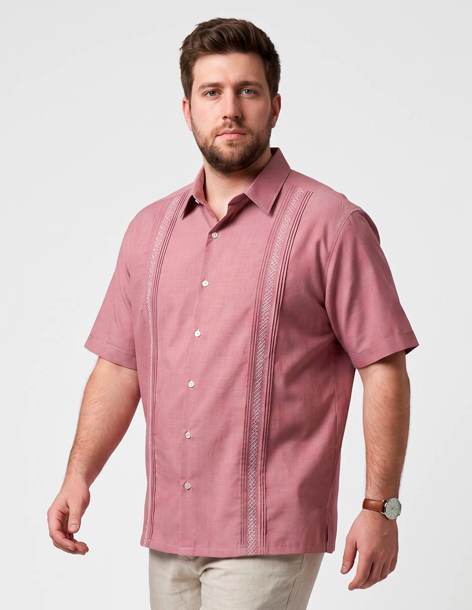 Camisa casual gianfranco dunna de algodón manga corta para hombre