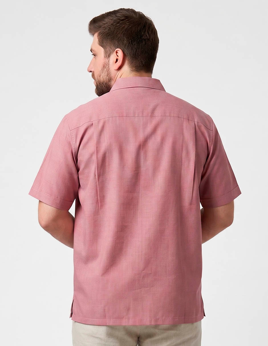 Camisa casual gianfranco dunna de algodón manga corta para hombre