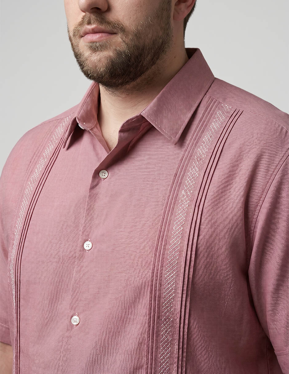 Camisa casual gianfranco dunna de algodón manga corta para hombre
