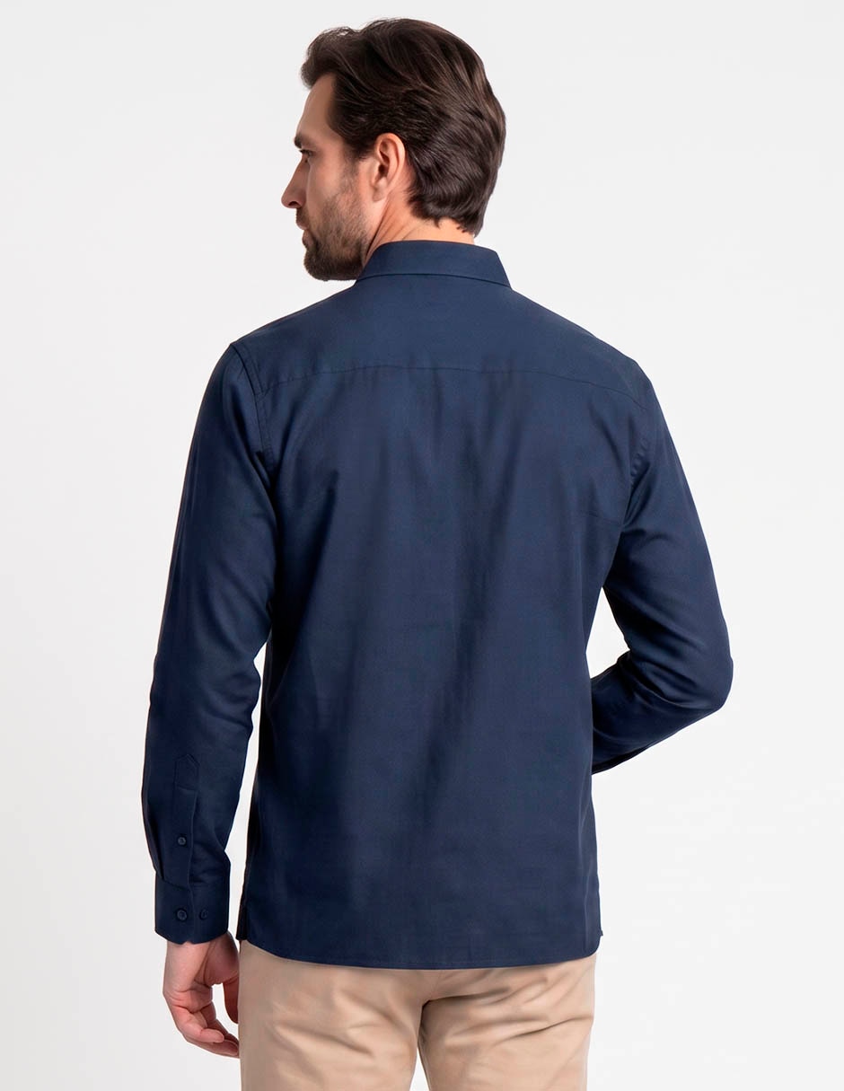 Guayabera manga larga para hombre 2