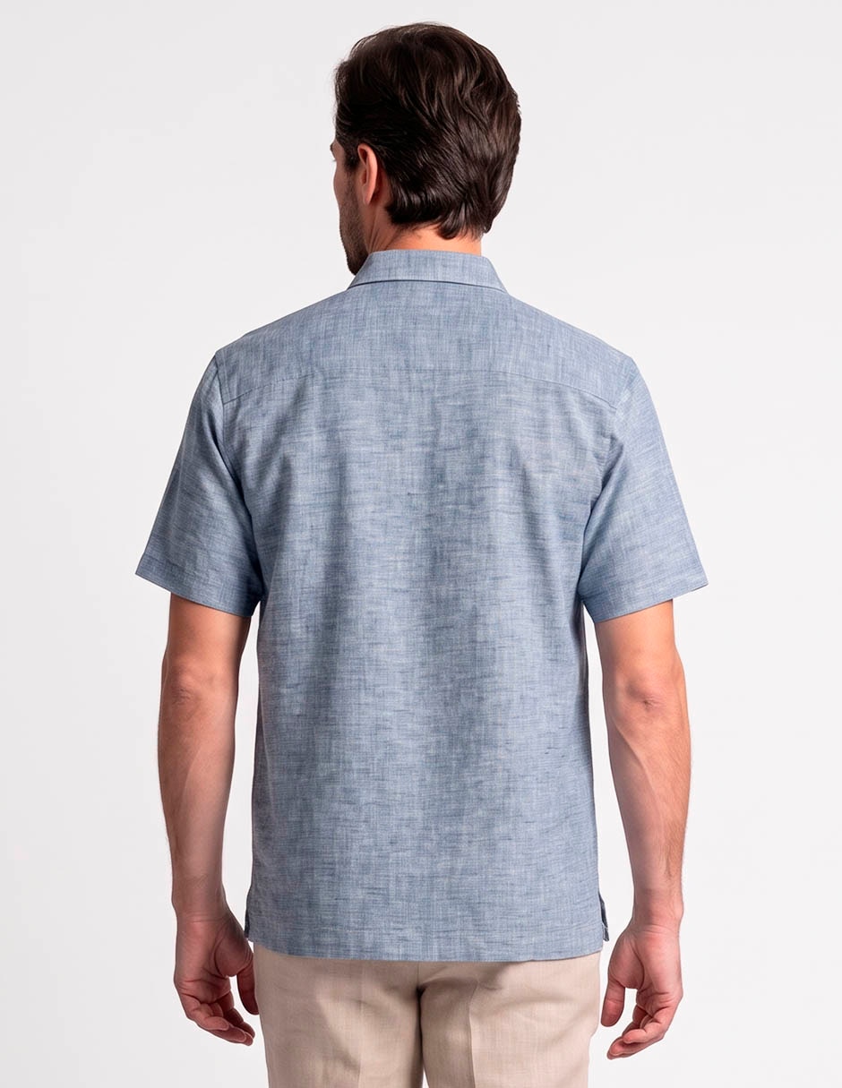 Camisa casual manga corta para hombre