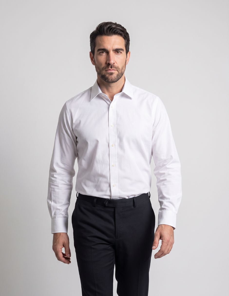 Camisa de vestir manga larga para hombre Camisa de vestir manga larga para hombre