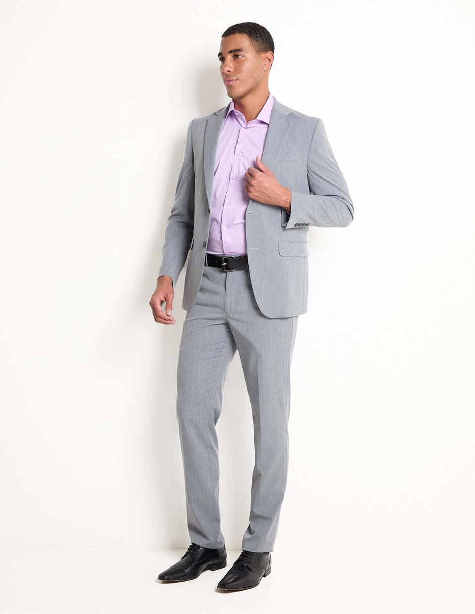 Camisa formal manga larga para hombre 3