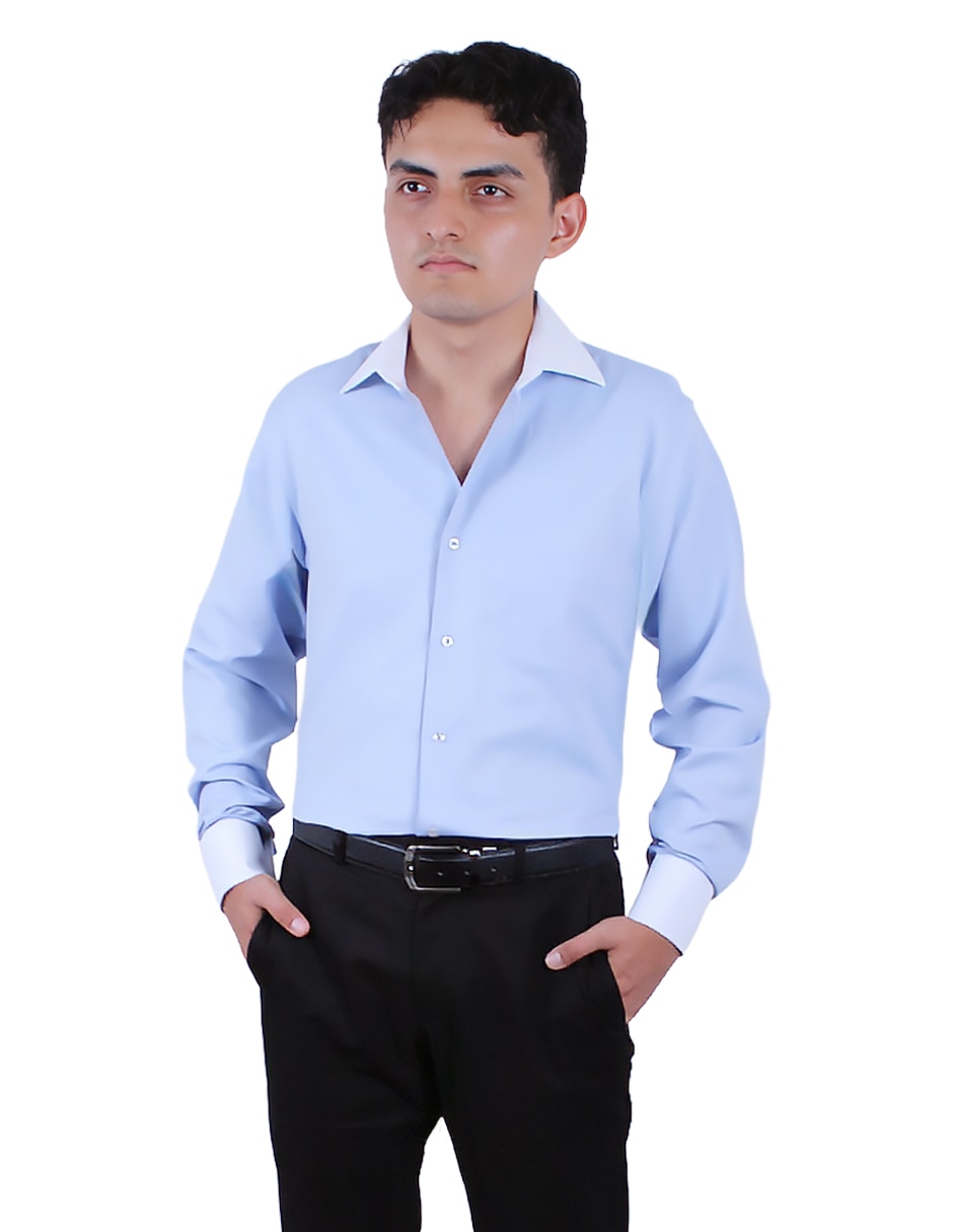 Camisa formal manga larga para hombre Camisa formal manga larga para hombre