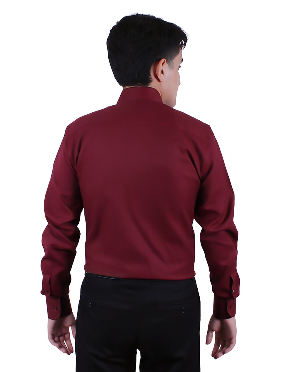 Camisa formal manga larga para hombre 3