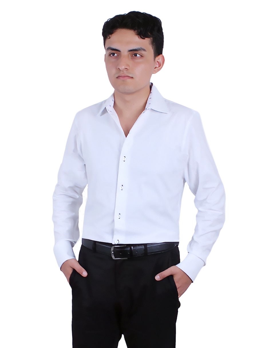 Camisa formal manga larga para hombre Camisa formal manga larga para hombre