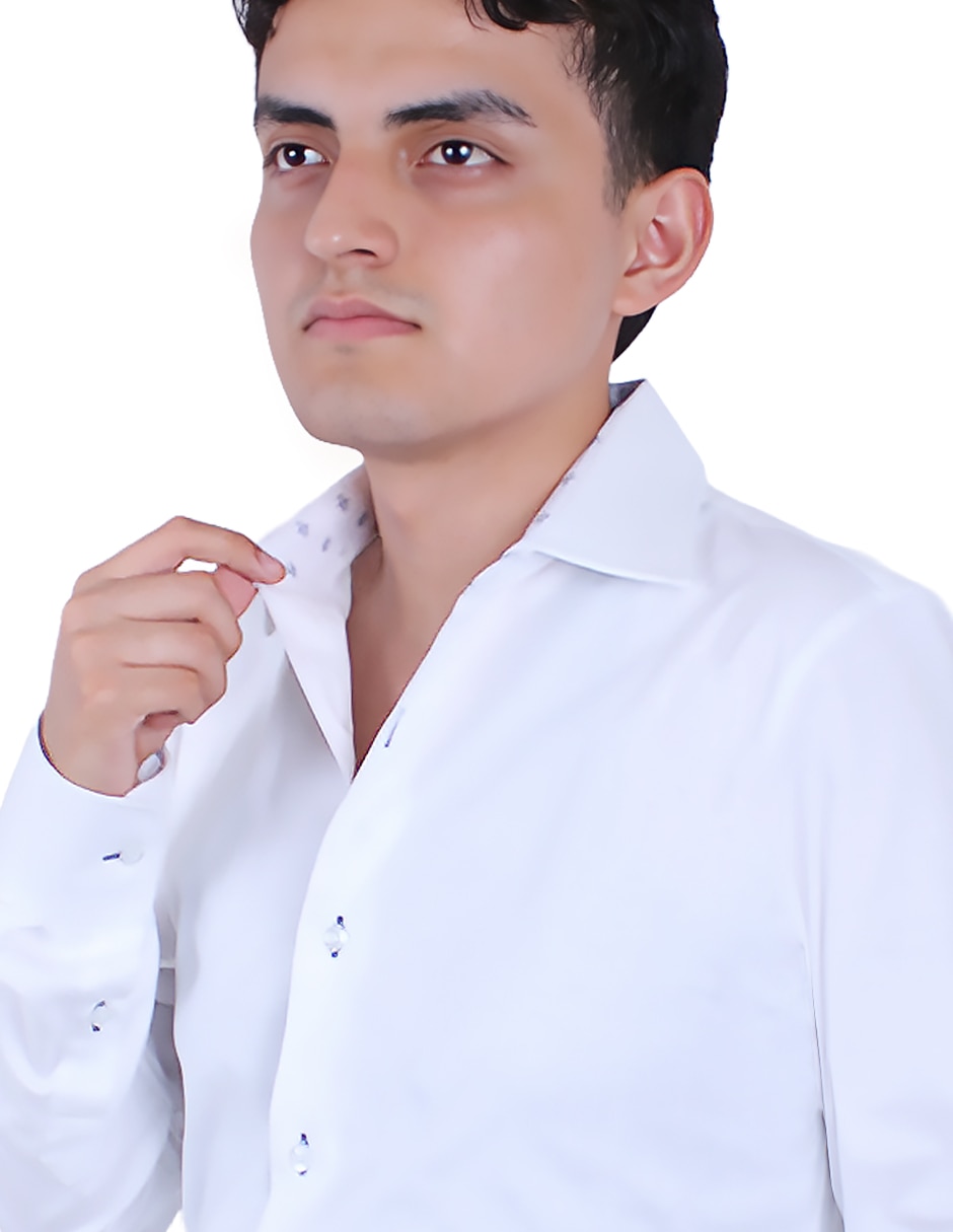 Camisa formal manga larga para hombre 3