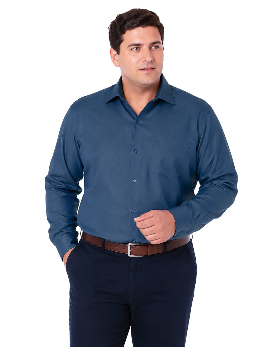 Camisa de vestir manga larga para hombre Camisa de vestir manga larga para hombre