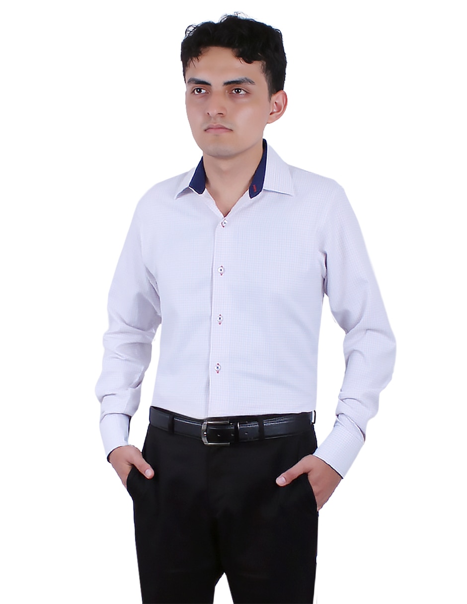 Camisa formal manga larga para hombre Camisa formal manga larga para hombre