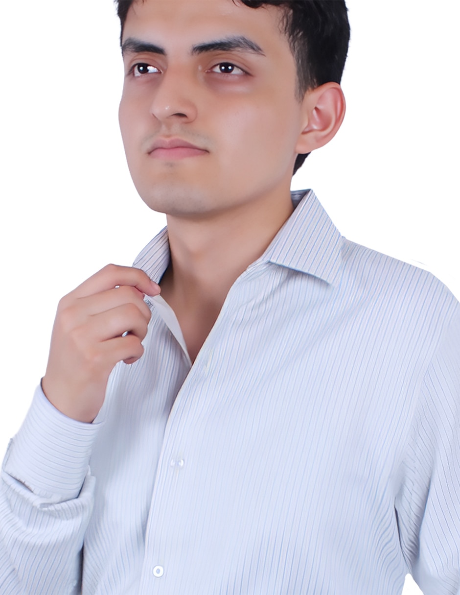 Camisa formal manga larga para hombre 3