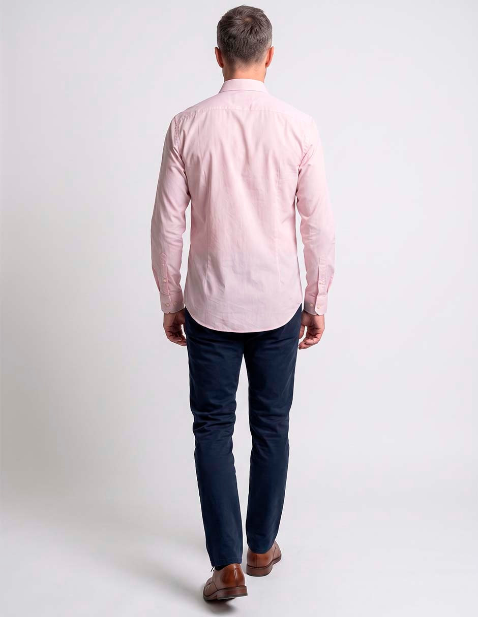 Camisa de vestir manga larga para hombre 4