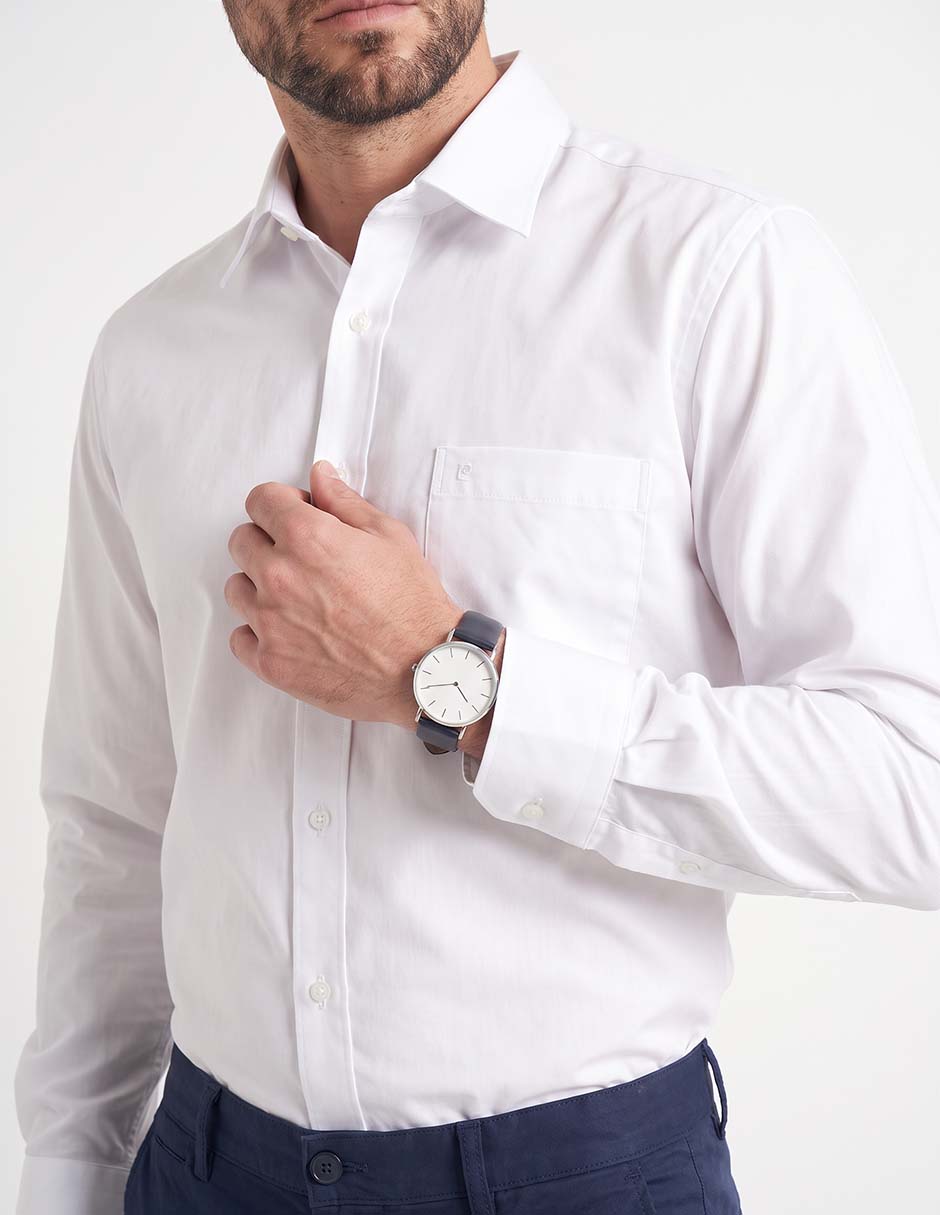Camisa de vestir manga larga para hombre 4