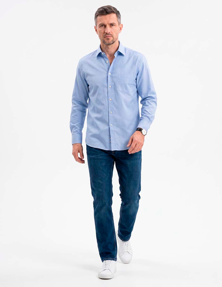 Camisa de vestir manga larga para hombre 3