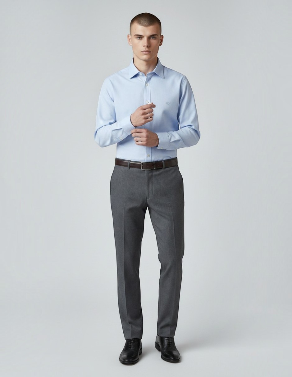 Camisa formal manga larga para hombre Camisa formal manga larga para hombre