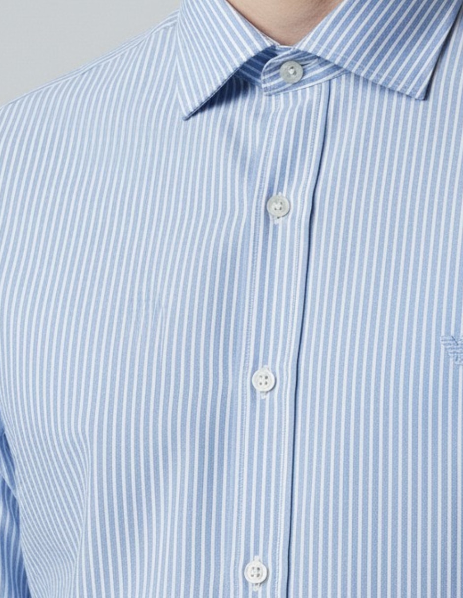 Camisa de vestir manga larga para hombre