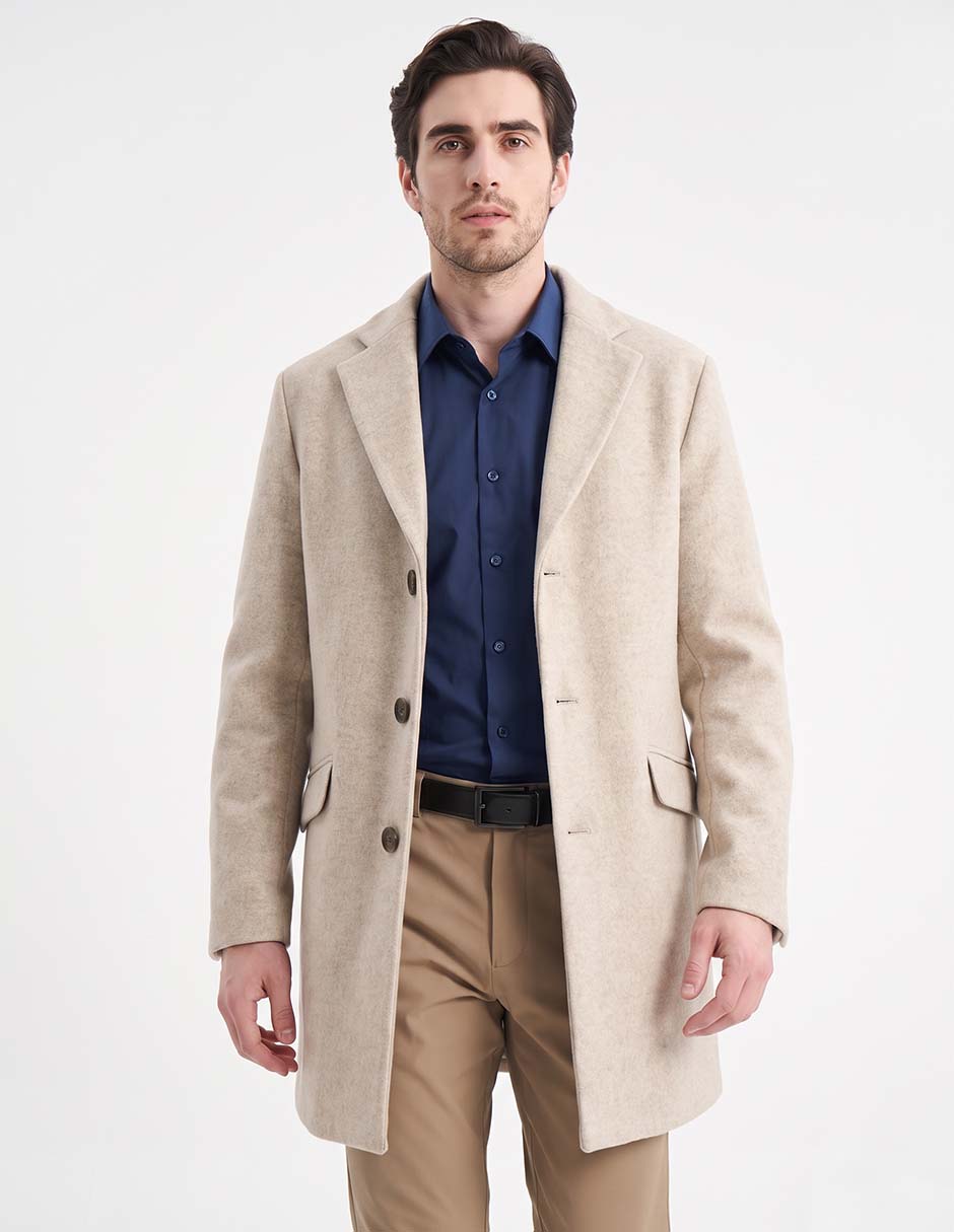 Abrigo con bolsillos para hombre Abrigo con bolsillos para hombre