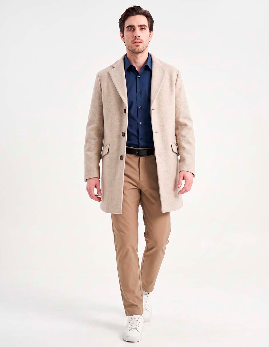 Abrigo con bolsillos para hombre 3
