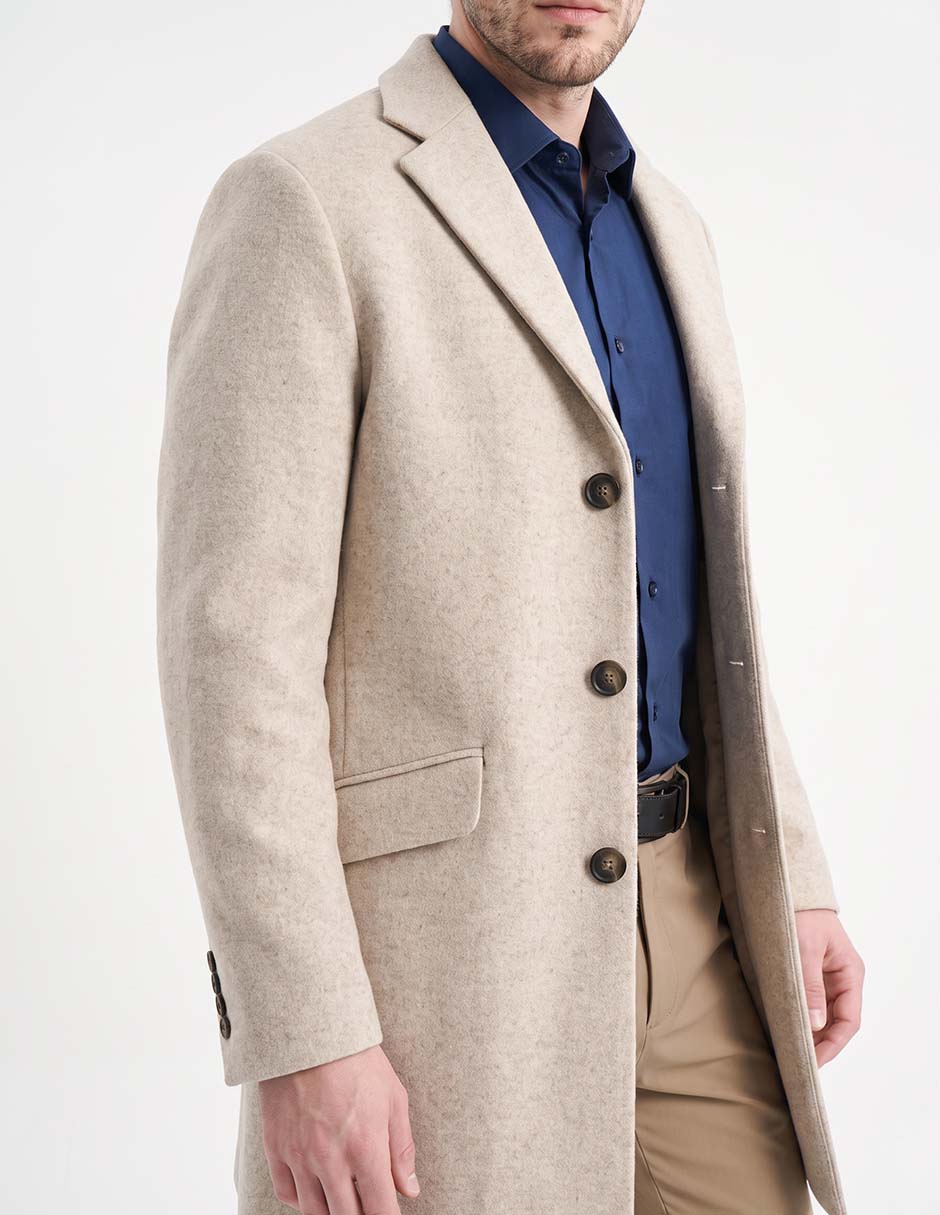 Abrigo con bolsillos para hombre 4