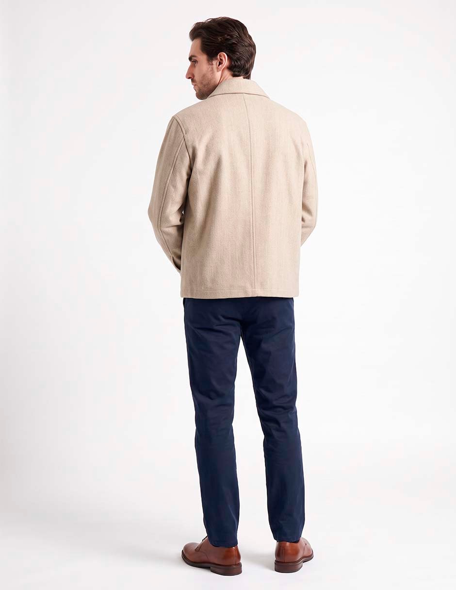 Chamarra casual con bolsillos para hombre 4
