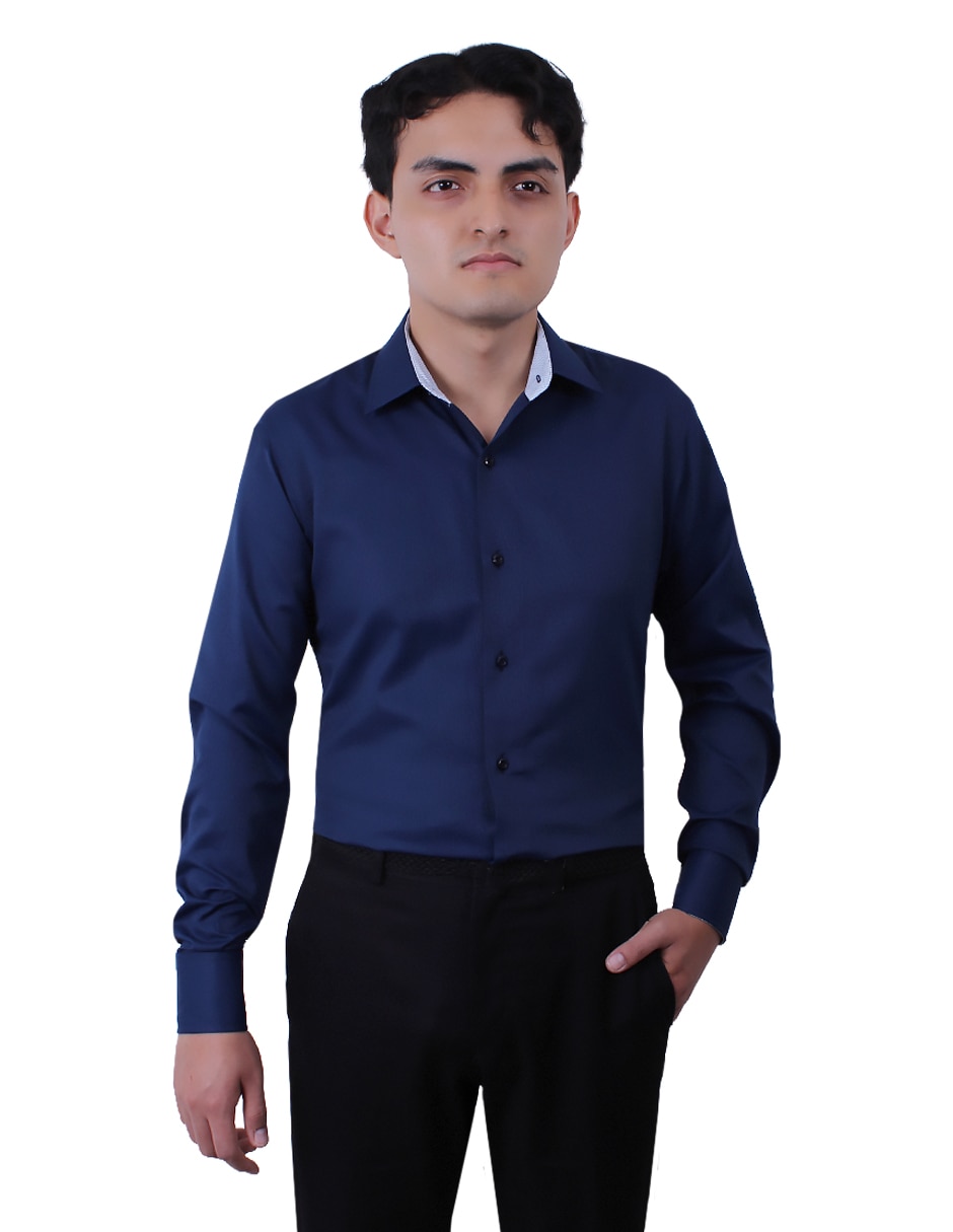 Camisa formal manga larga para hombre Camisa formal manga larga para hombre