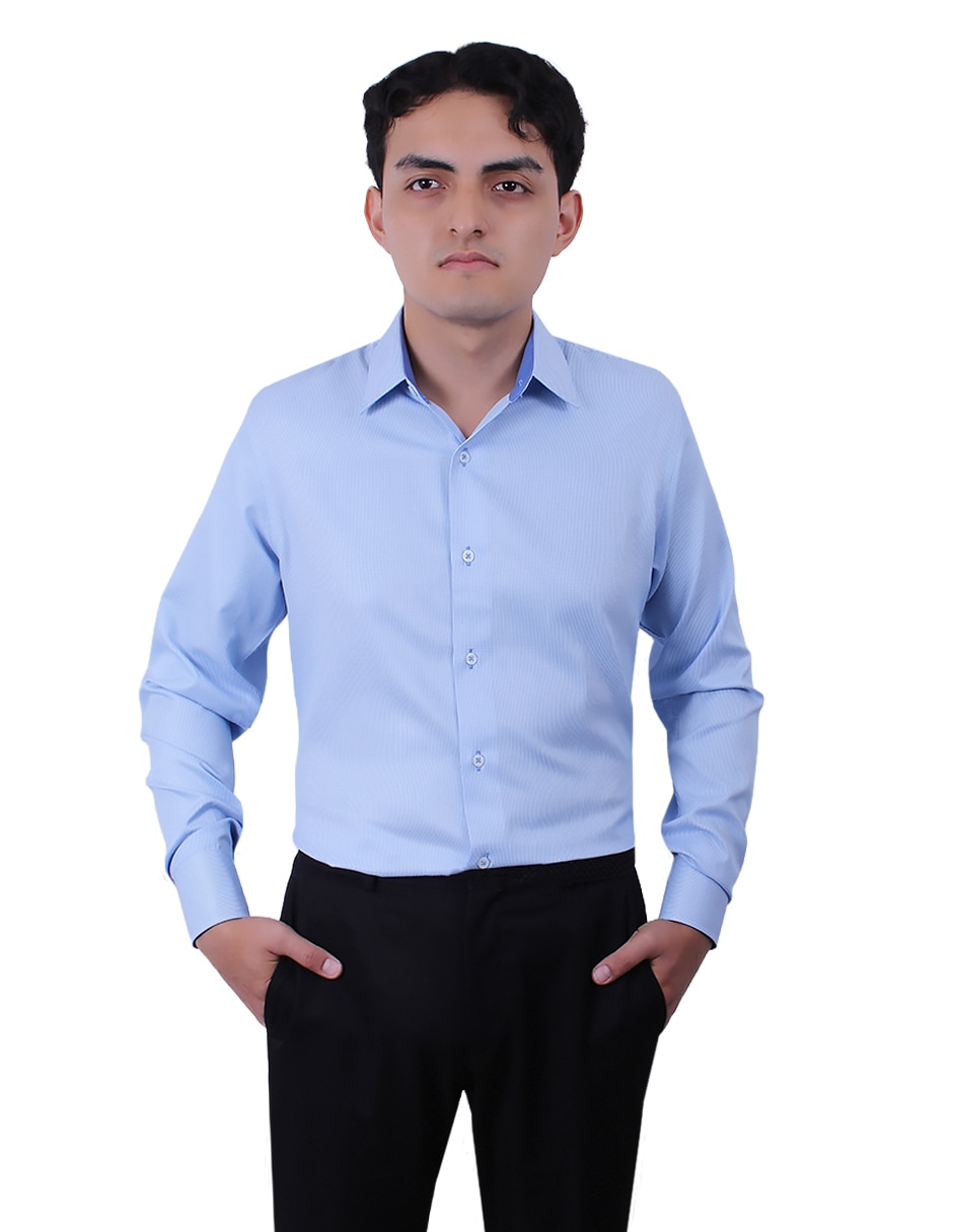 Camisa formal manga larga para hombre Camisa formal manga larga para hombre