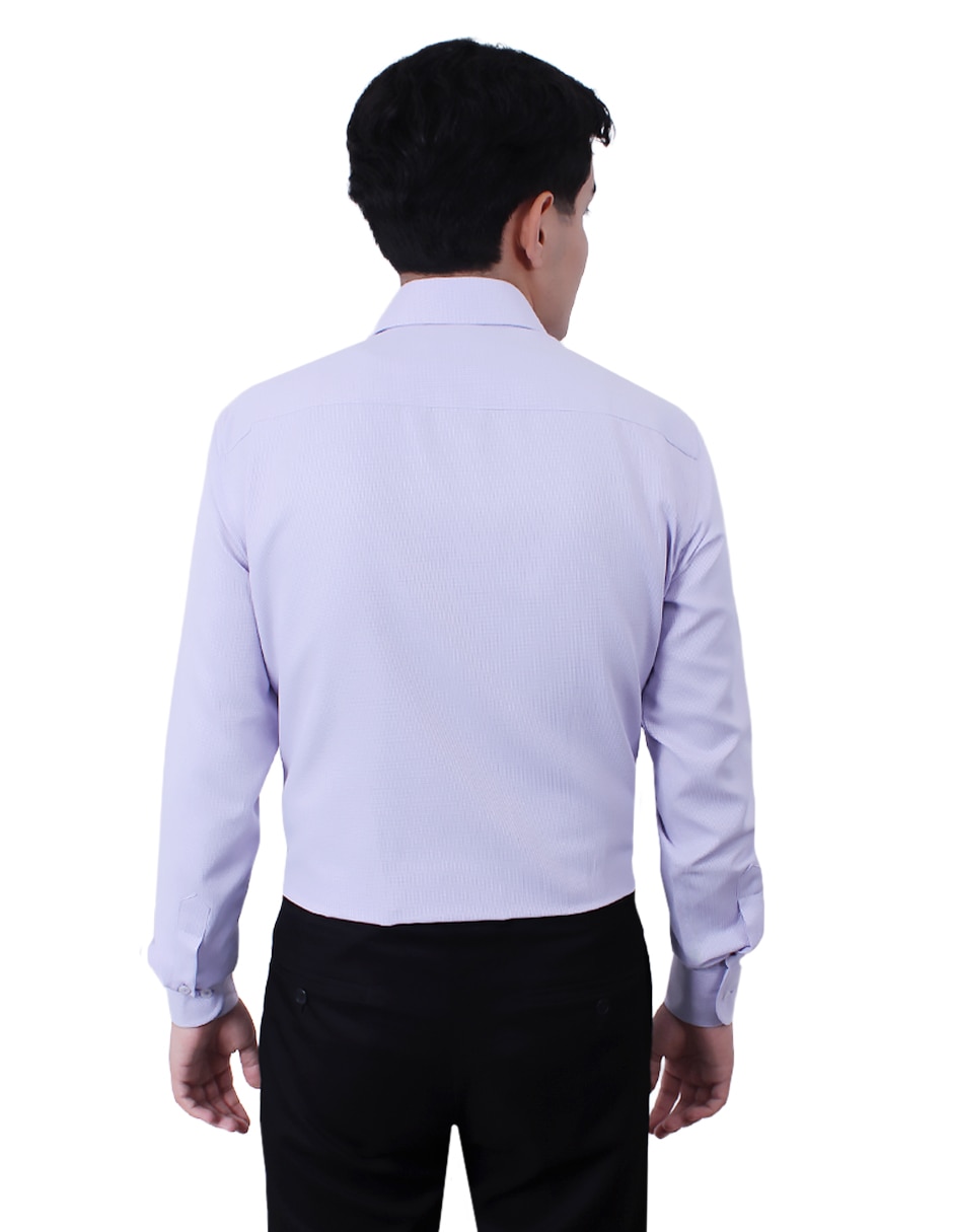 Camisa formal manga larga para hombre 3