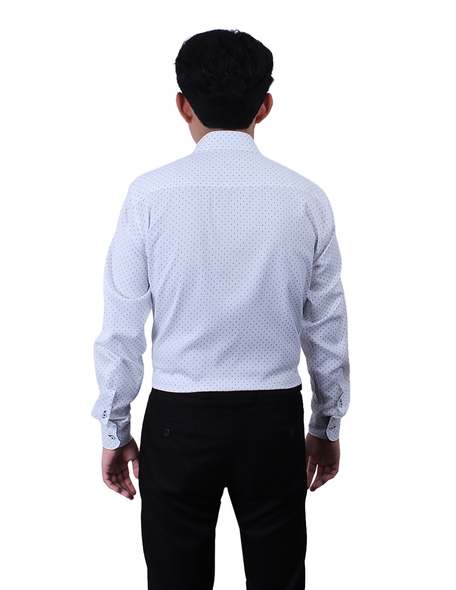 Camisa formal manga larga para hombre
