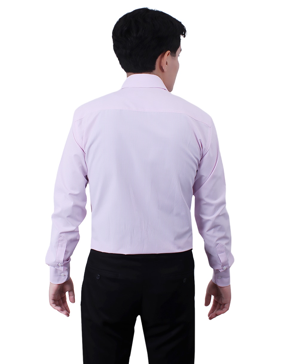 Camisa formal manga larga para hombre