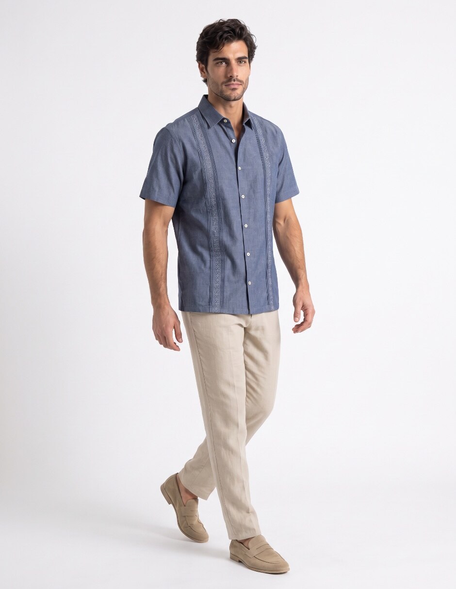 Camisa casual manga corta para hombre 2