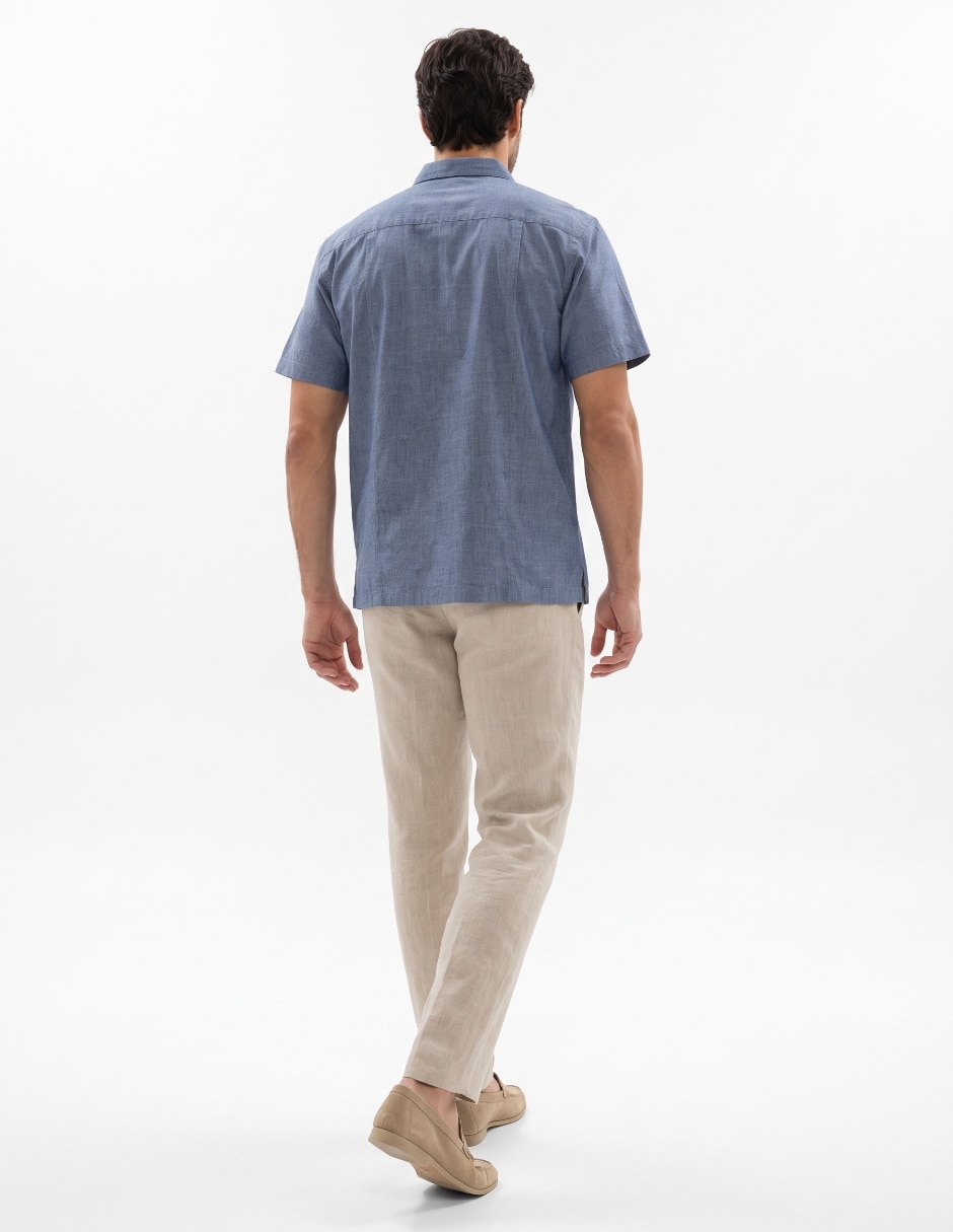 Camisa casual manga corta para hombre 3